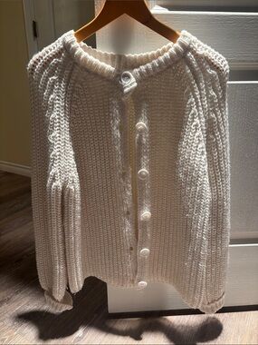 Oversized fit cardigan